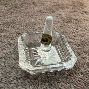 Waterford crystal ring holder